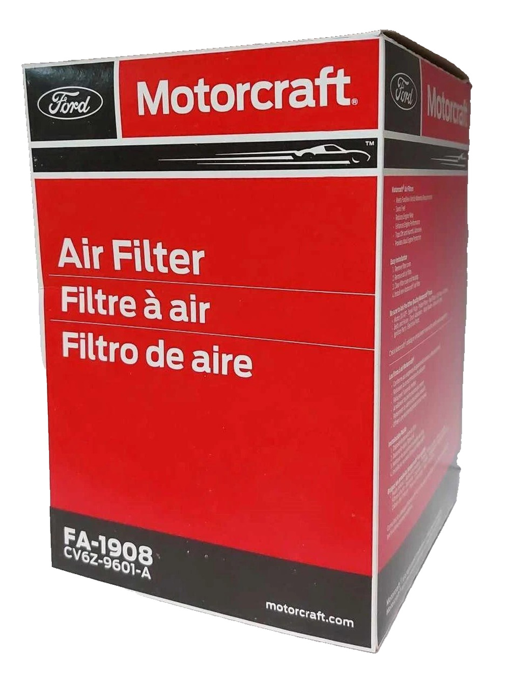 Motorcraft FA-1908 Air Filter Element Asy CV6Z9601A Fits Ford & Lincoln Vehicles